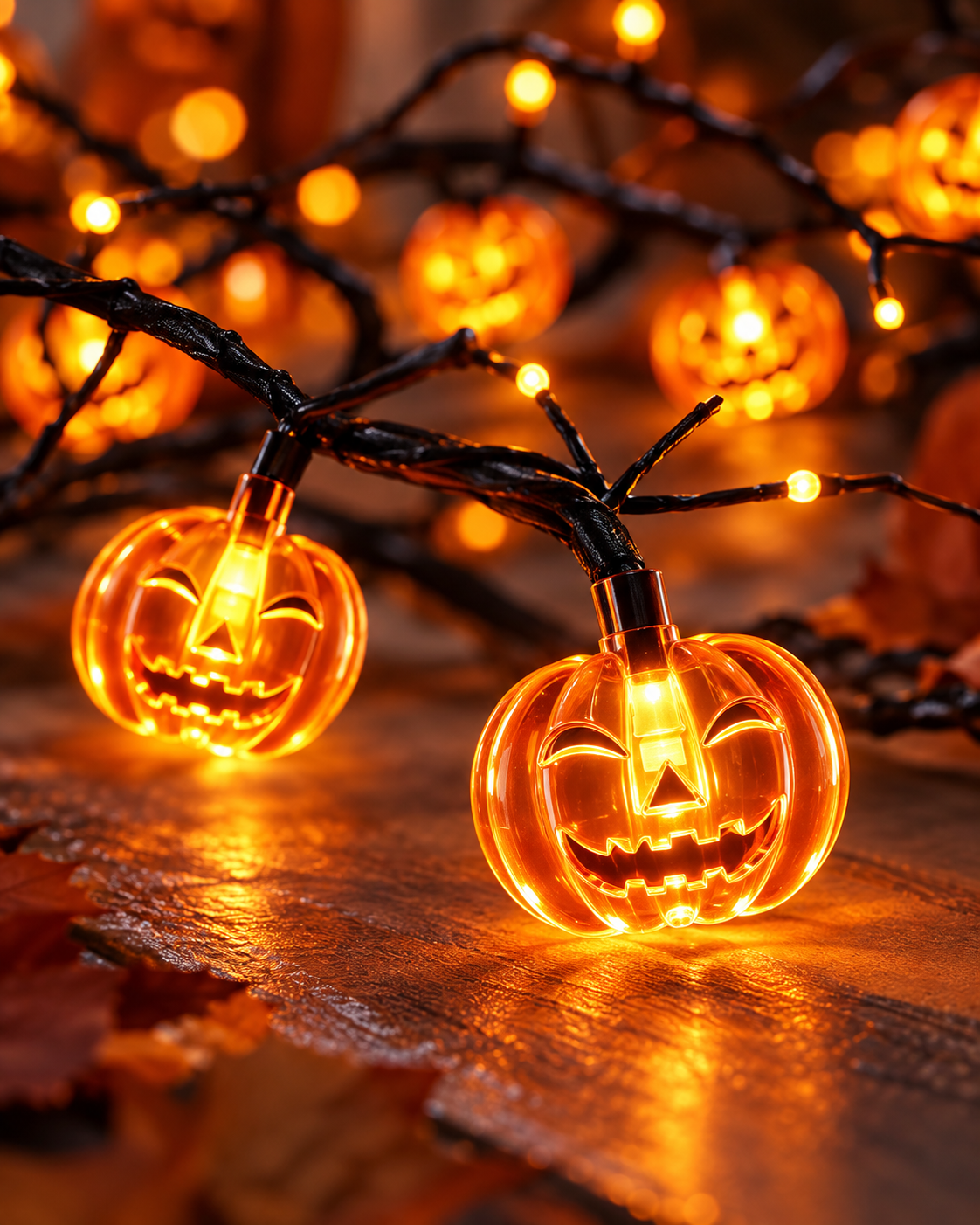 SpookyGlow Halloween Vine Lights