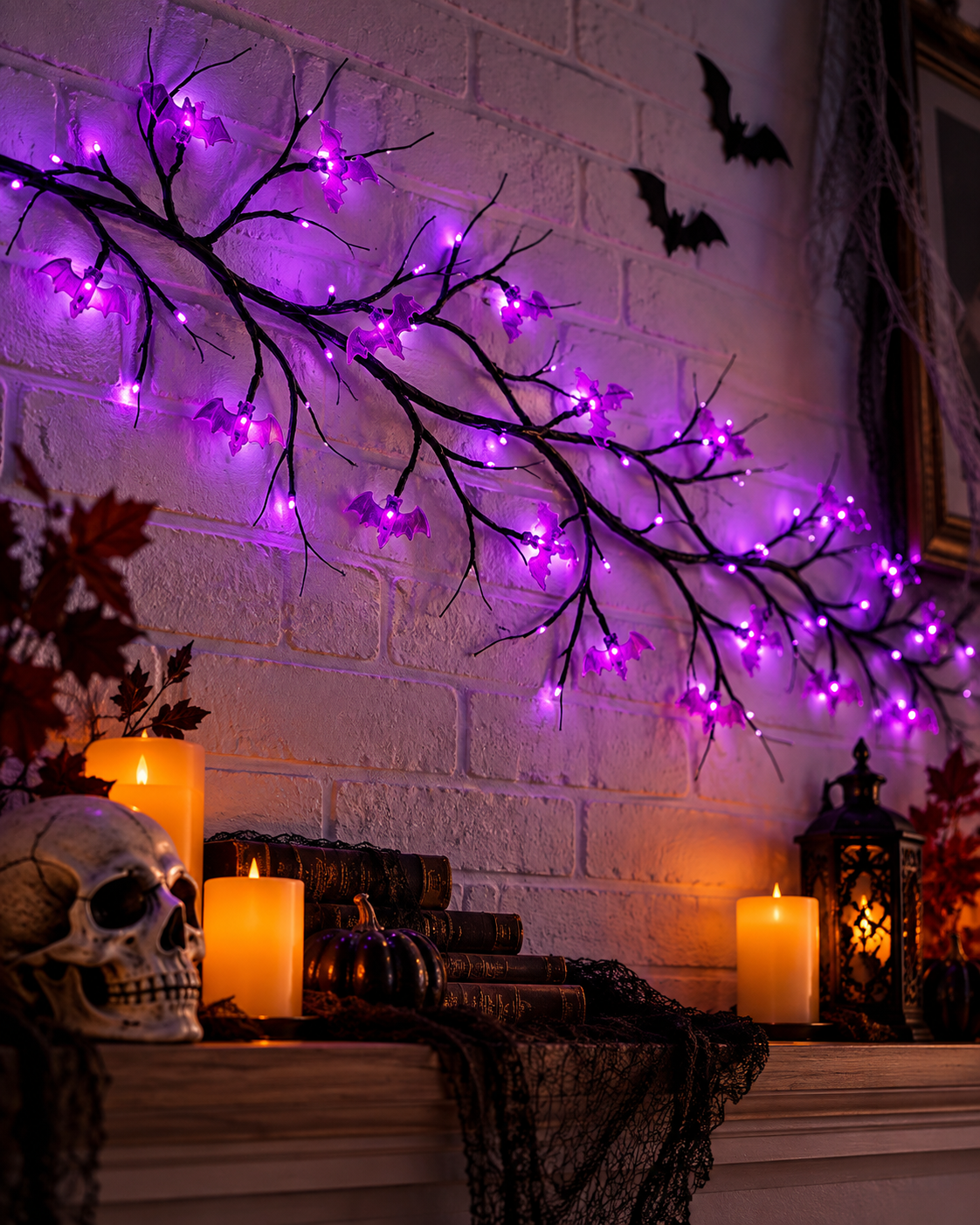 SpookyGlow Halloween Vine Lights