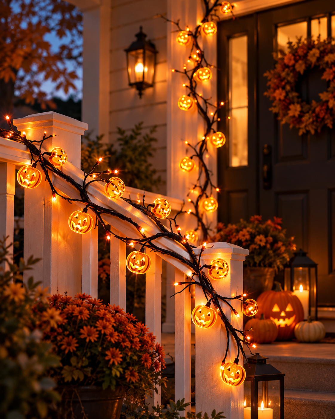 SpookyGlow Halloween Vine Lights